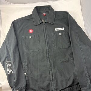 Airwalk Black Zip Jacket, Large